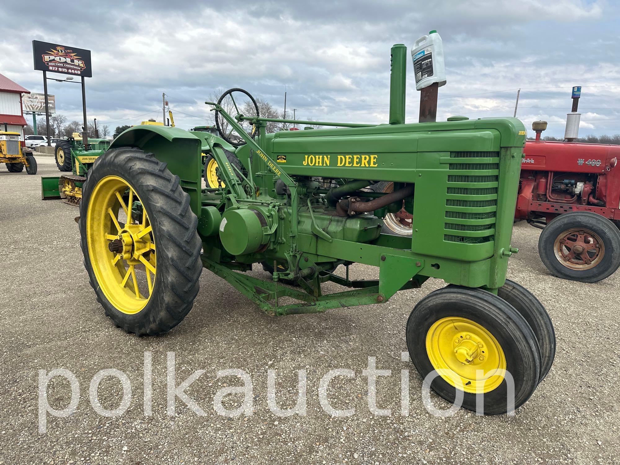 3908-JOHN DEERE A STYLED (SN#478220)