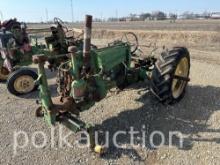 1642- JD 420 W PARTS TRACTOR (SN#60979)