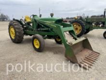 1843-JOHN DEERE 3020 w/ 46A LOADER (SN# 141R082874R)