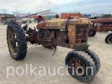 3864-FARMALL H PARTS TRACTOR w/MOTOR (SN#16747)