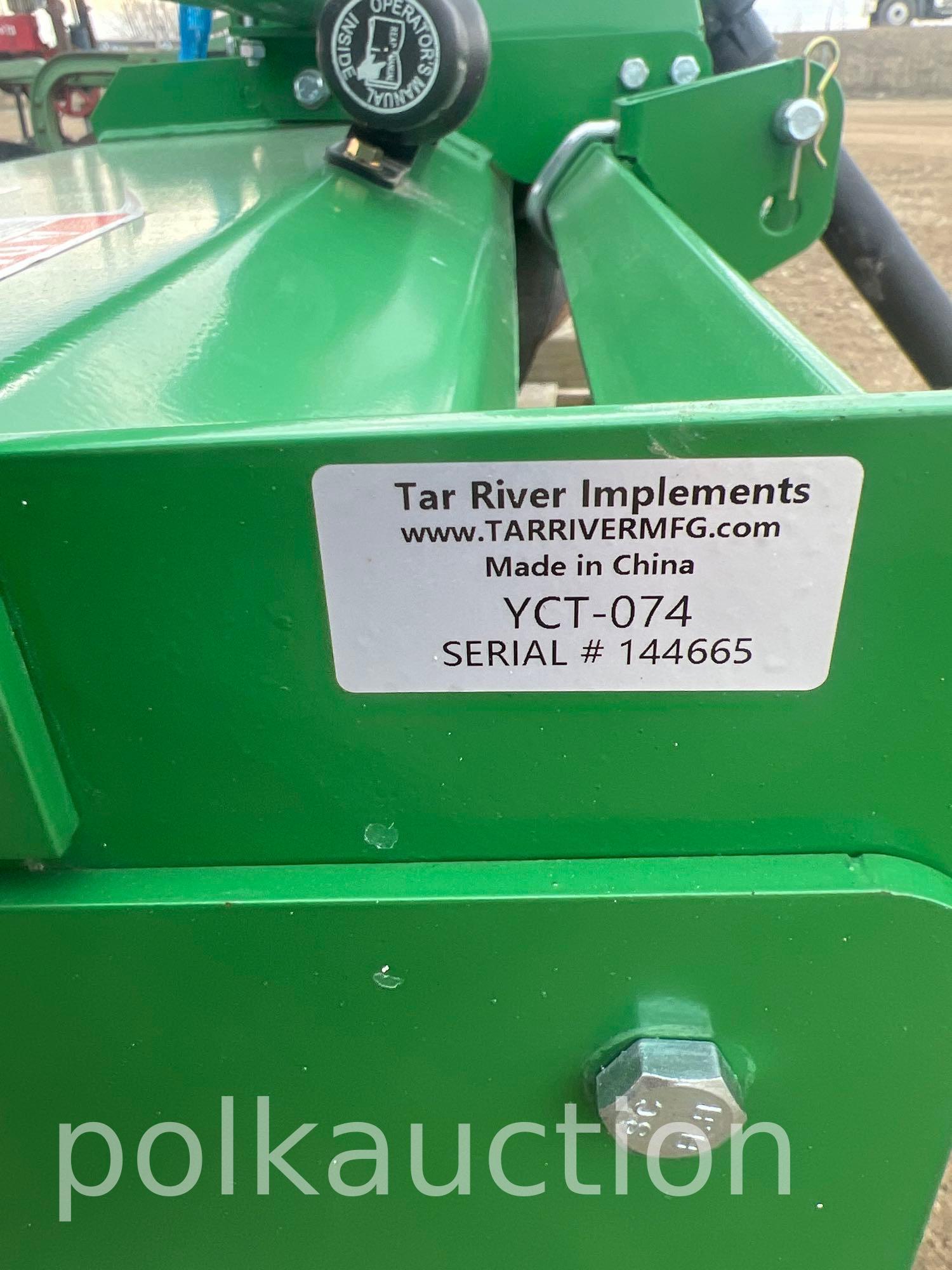 1377-NEW TAR RIVER YCT-074 TILLER - 74"