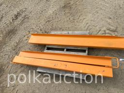 1588-SKID STEER 78" PALLET FORK EXTENSIONS