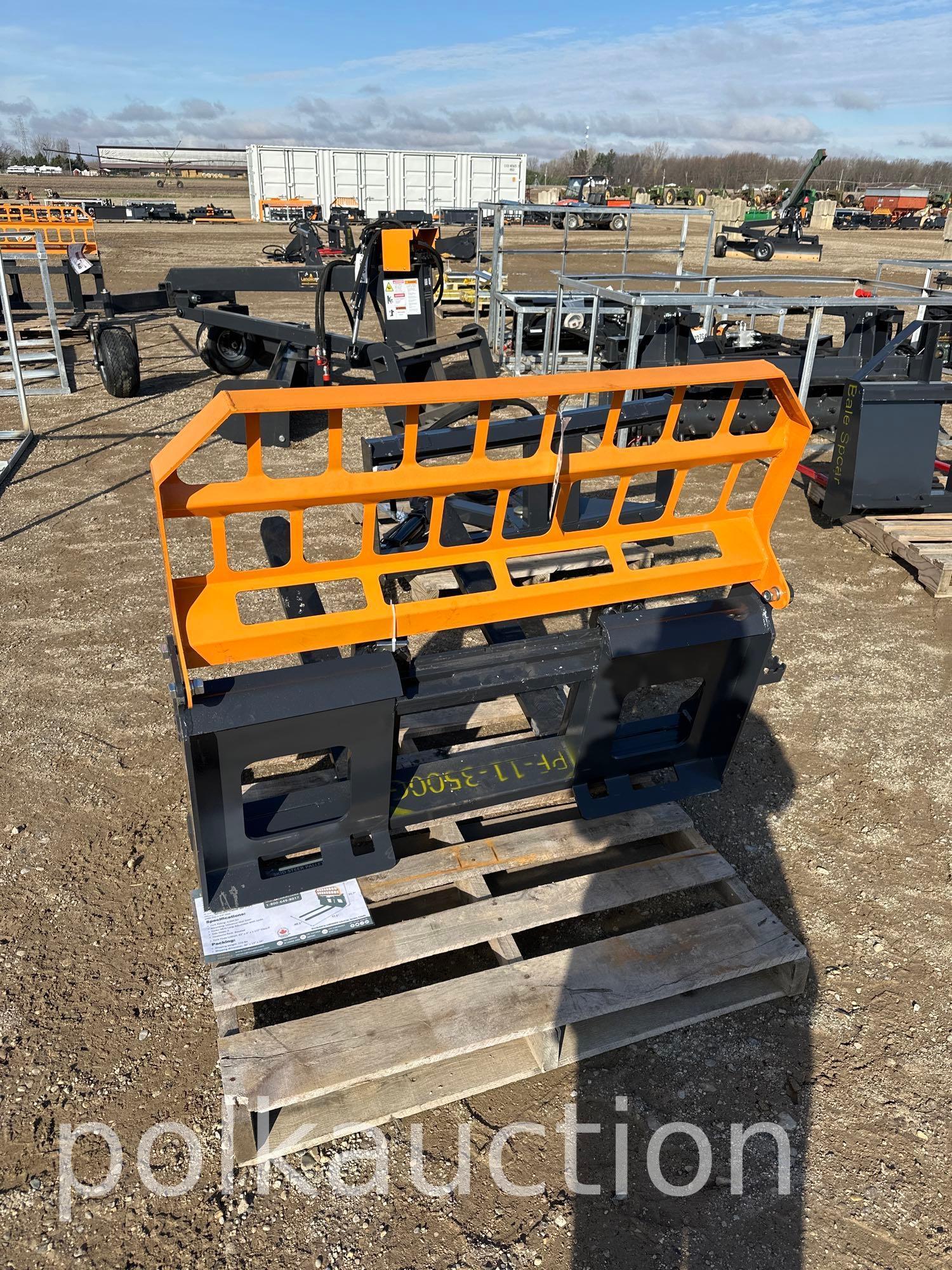 3273-SKID STEER PALLET FORK