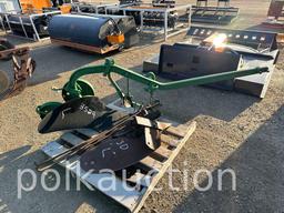 3524-JOHN DEERE L MOUNTED PLOW