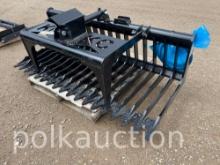 3740-76" SINGLE CYLINDER SKELETON GRAPPLE BUCKET V3