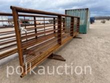 3849-(5) 24' LONG 67" TALL LIVESTOCK PANELS