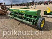 3854-JOHN DEERE GRAIN DRILL, 10'