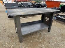 799-30" X 57" WELDING TABLE W/ SHELF