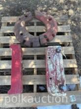 (2) OLIVER FRONT WEIGHTS & (1) IH REAR WEIGHT (ALL 1 $)  **NO SHIPPING AVAILABLE**