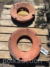 (2) CASE WHEEL WEIGHTS (ALL 1 $)  **NO SHIPPING AVAILABLE**