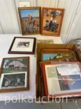 MISC FRAMED PICTURES