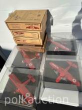 (4) TEXACO PLANE TOYS