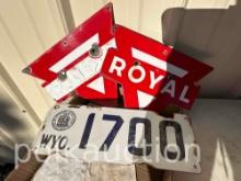 VINTAGE PORCELAIN SIGNS