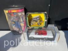 (2) CARS & NASCAR BARBIE TOYS