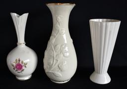 ASSORTED LENOX VASES & MORE