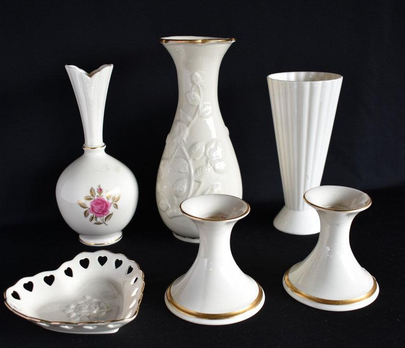 ASSORTED LENOX VASES & MORE