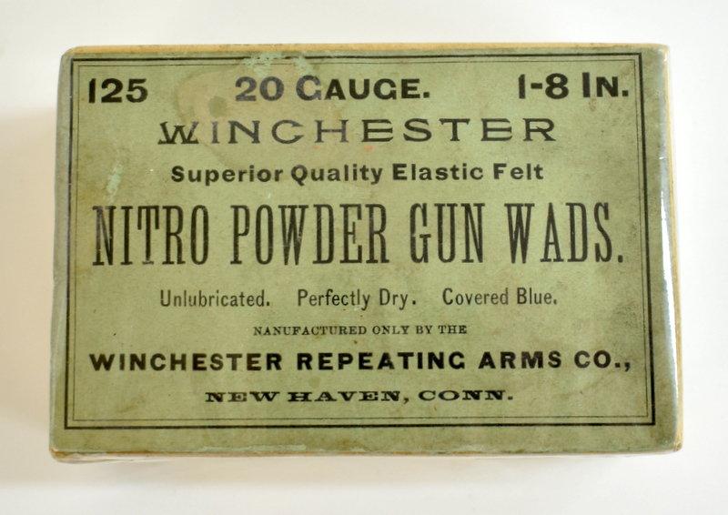 TWO BOXES OF RARE 20 GAUGE WINCHESTER AMMUNITION