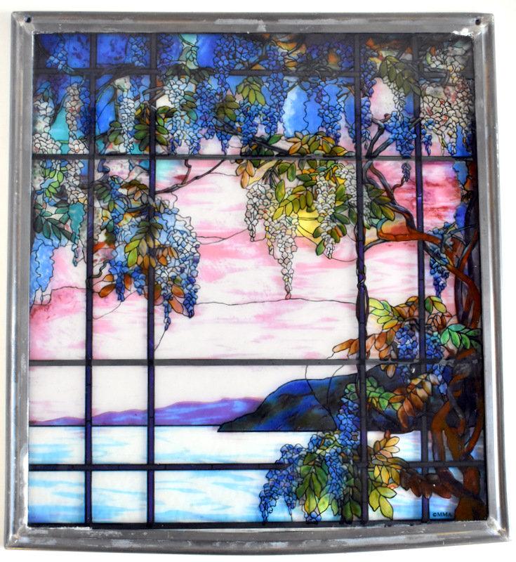 ASSORTED STAINED GLASS PANELS