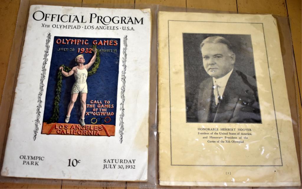 1932 OLYMPICS MEMORABILIA & MORE