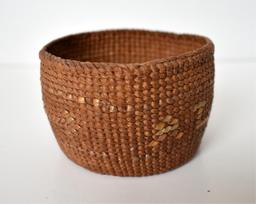 ANTIQUE TSIMSHIAN TRIBE BASKET