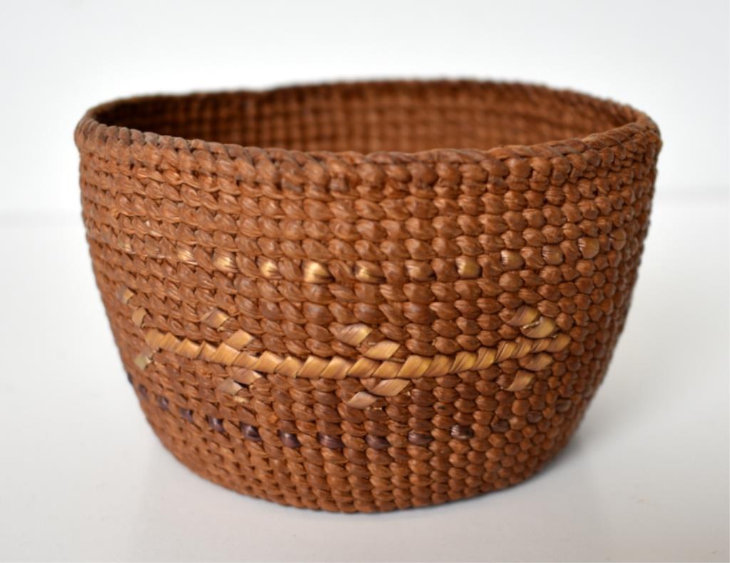 ANTIQUE TSIMSHIAN TRIBE BASKET