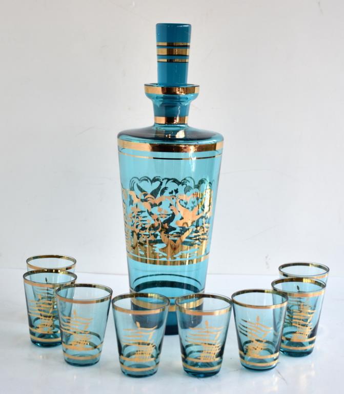 MID-CENTURY DECANTER SET