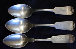 ASSORTED STERLING SILVER SPOONS