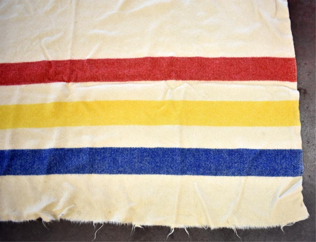 TWO VINTAGE WOOL BLANKETS