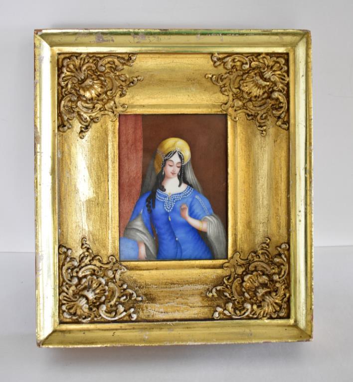 FRAMED RELIGIOUS ICON PORTRAIT