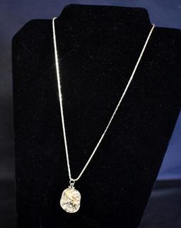 14K GOLD NECKLACE WITH SAGITTARIUS PENDANT