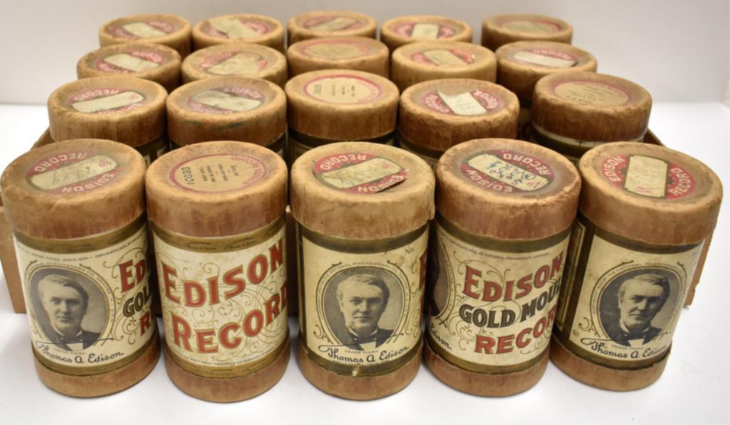 20 EDISON CYLINDER RECORDS