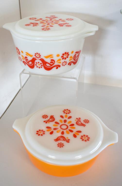 ASSORTED PYREX REFRIGERATOR DISHES