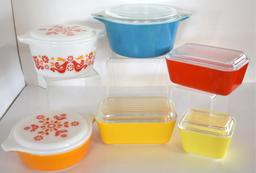ASSORTED PYREX REFRIGERATOR DISHES
