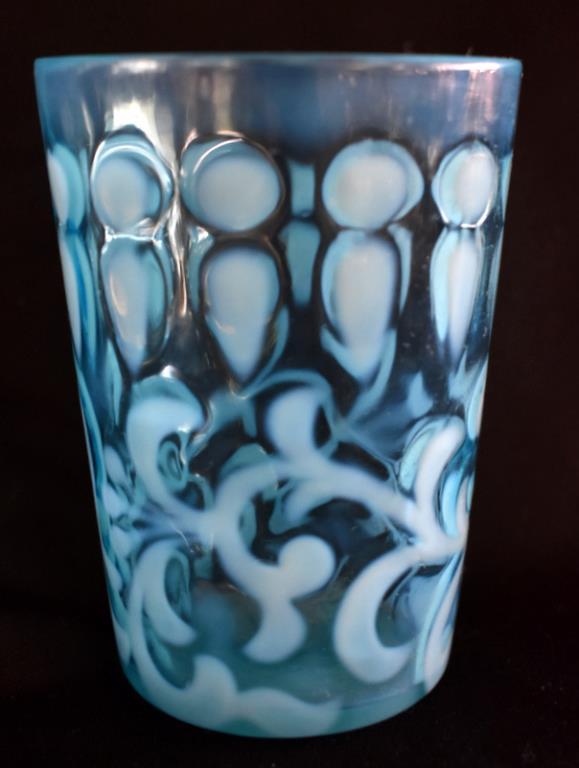 FOUR JEFFERSON "BUTTON AND BRAIDS" TUMBLERS