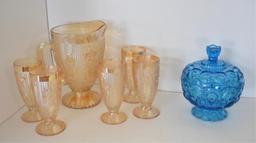 ASSORTED DEPRESSION ERA GLASSWARE