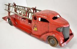 WYANDOTTE FIRE TRUCK WITH LADDERS & BELL