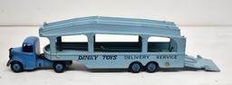 DINKY TOYS DELIVERY TRUCK WITH LOTUS RACING CAR