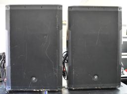 TWO MACKIE SRM650 ACTIVE SPEAKERS