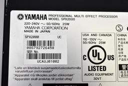 YAMAHA SPX2000 EFFECT PROCESSOR