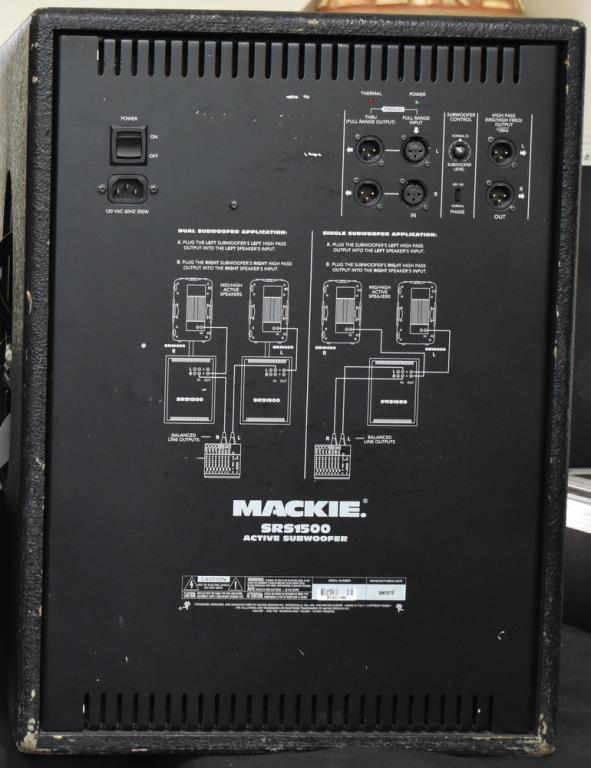 MACKIE SRS1500 POWERED SUBWOOFER