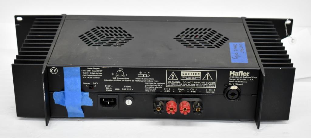 HAFLER TRANS-NOVA P1500 170 WATT PRO POWER AMP