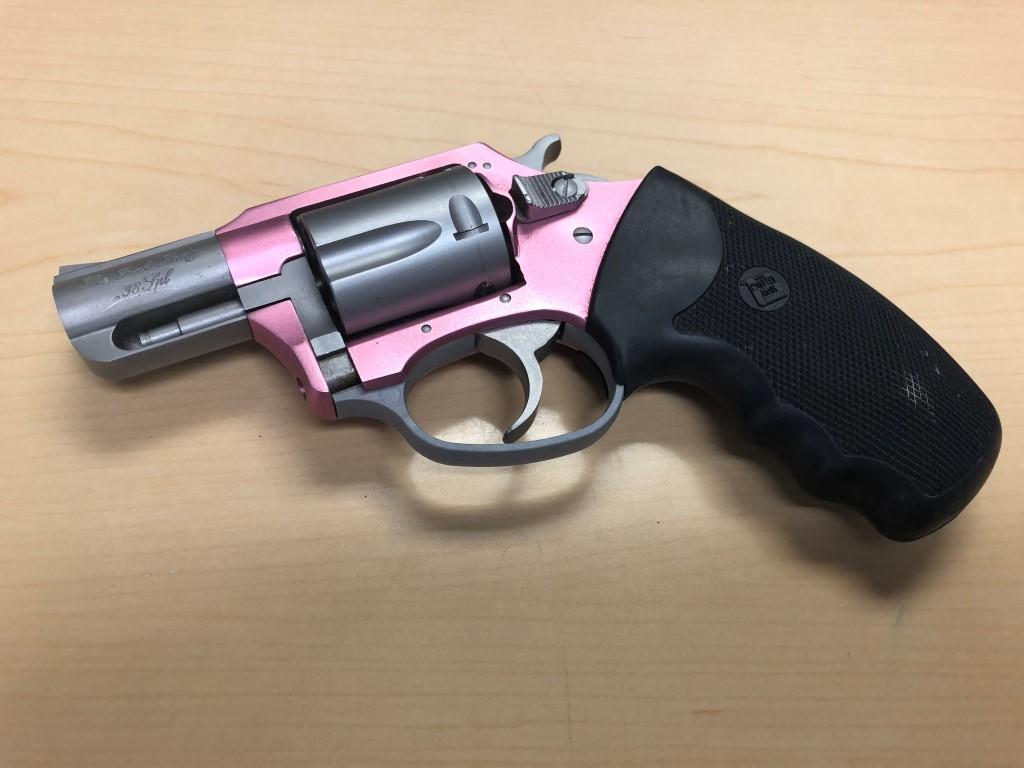 CHARTER ARMS PINK LADY REVOLVER, SN:1105254, .38 SPECIAL, PINK RECEIVER, PL