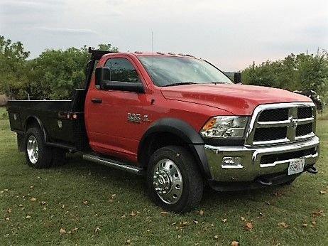 2016 Ram 5500 Pick-Up Truck, 4x4, Flatbed, Cummins Dsl, 36K Miles