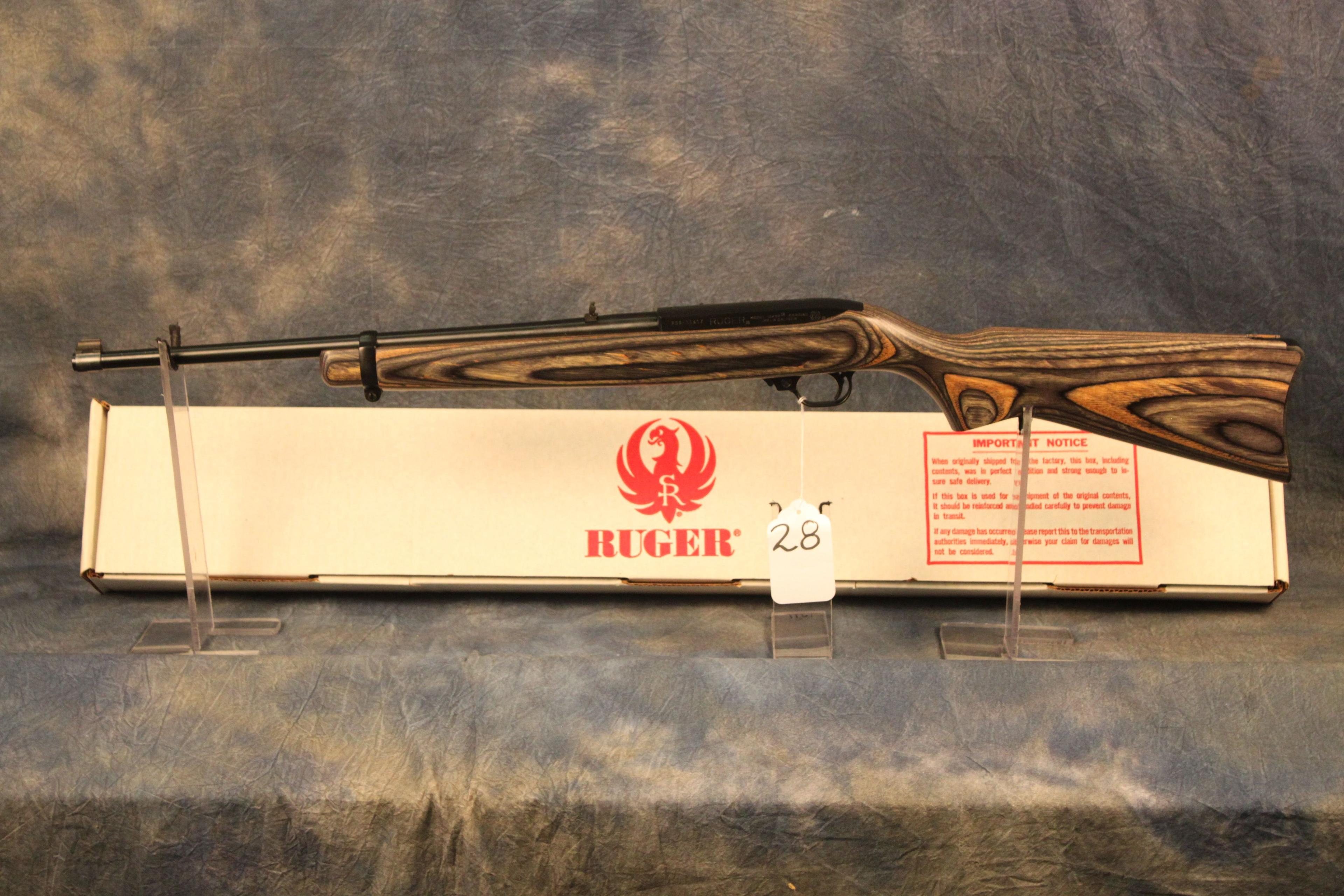 28. Ruger 10/22 Carbine, Green Lam. SN:233-11417