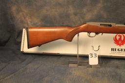 33. Ruger 10/22 Deluxe, 22” Barrel, Brushed Stainless w/ Swivels SN:352-49437