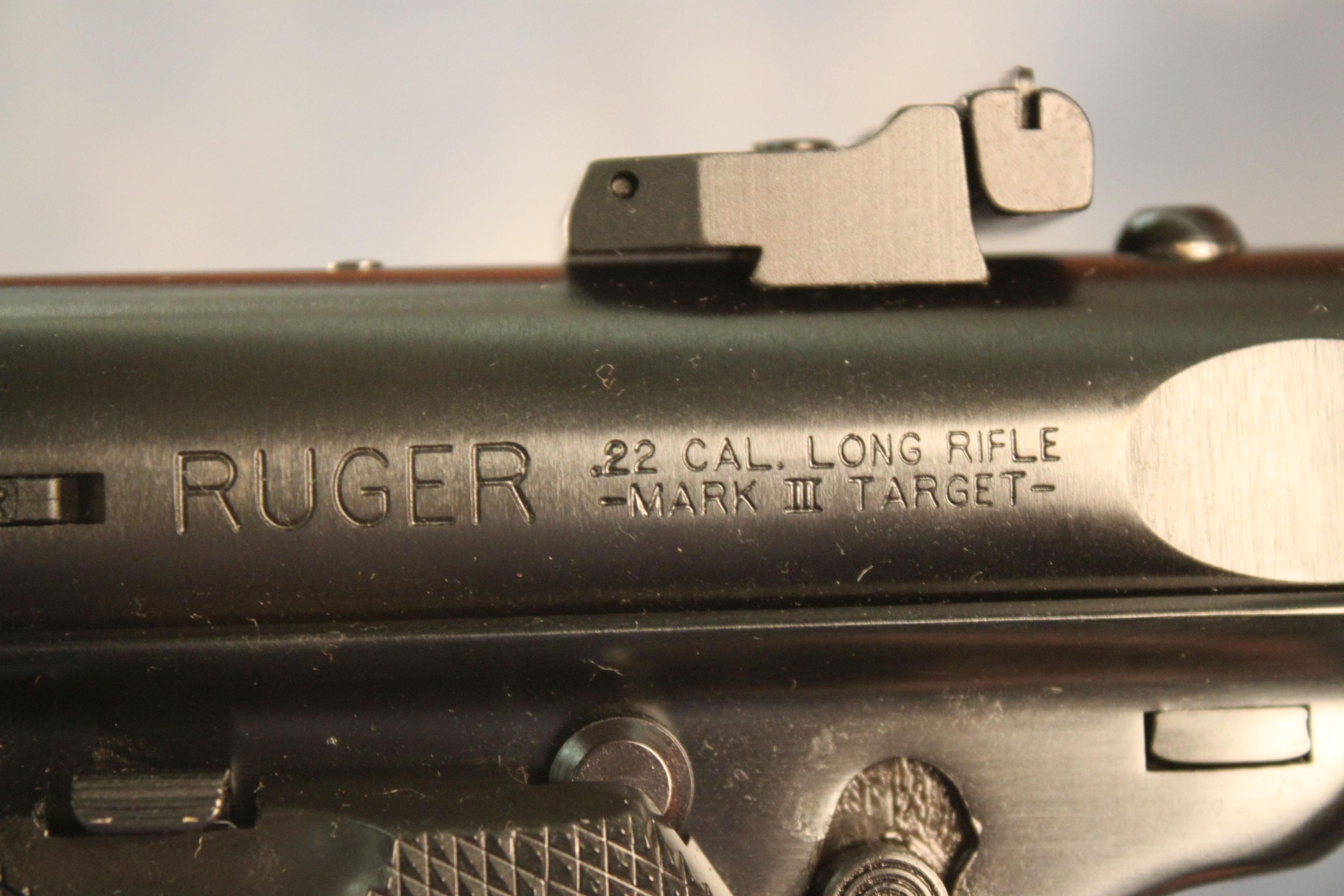 38. Ruger MK III Target, 5½” Barrel .22LR, Adj. Sights SN:273-8019 4