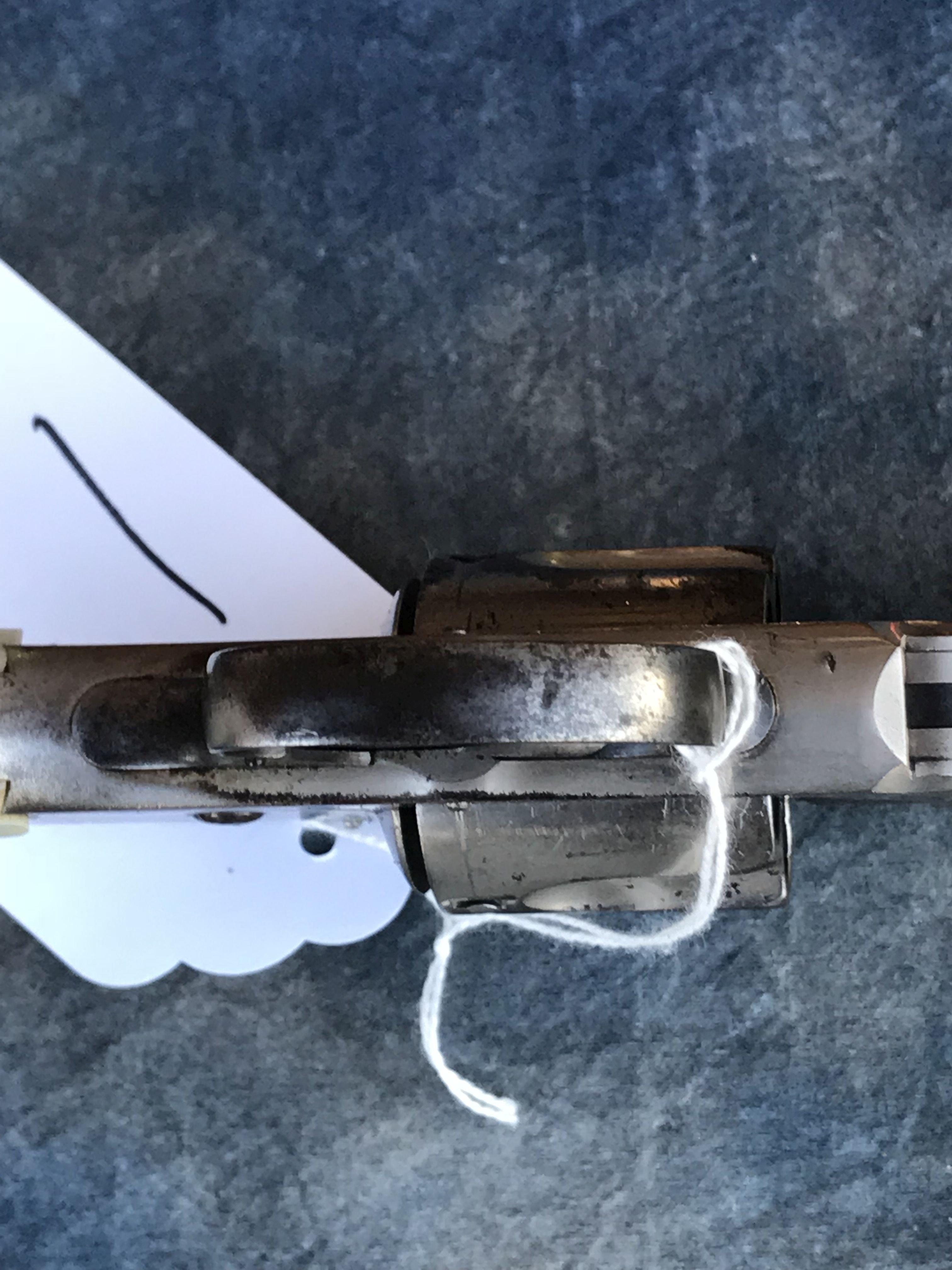 17. S&W .38? (Unmarked Caliber) Break-Over Revolver SN:67166