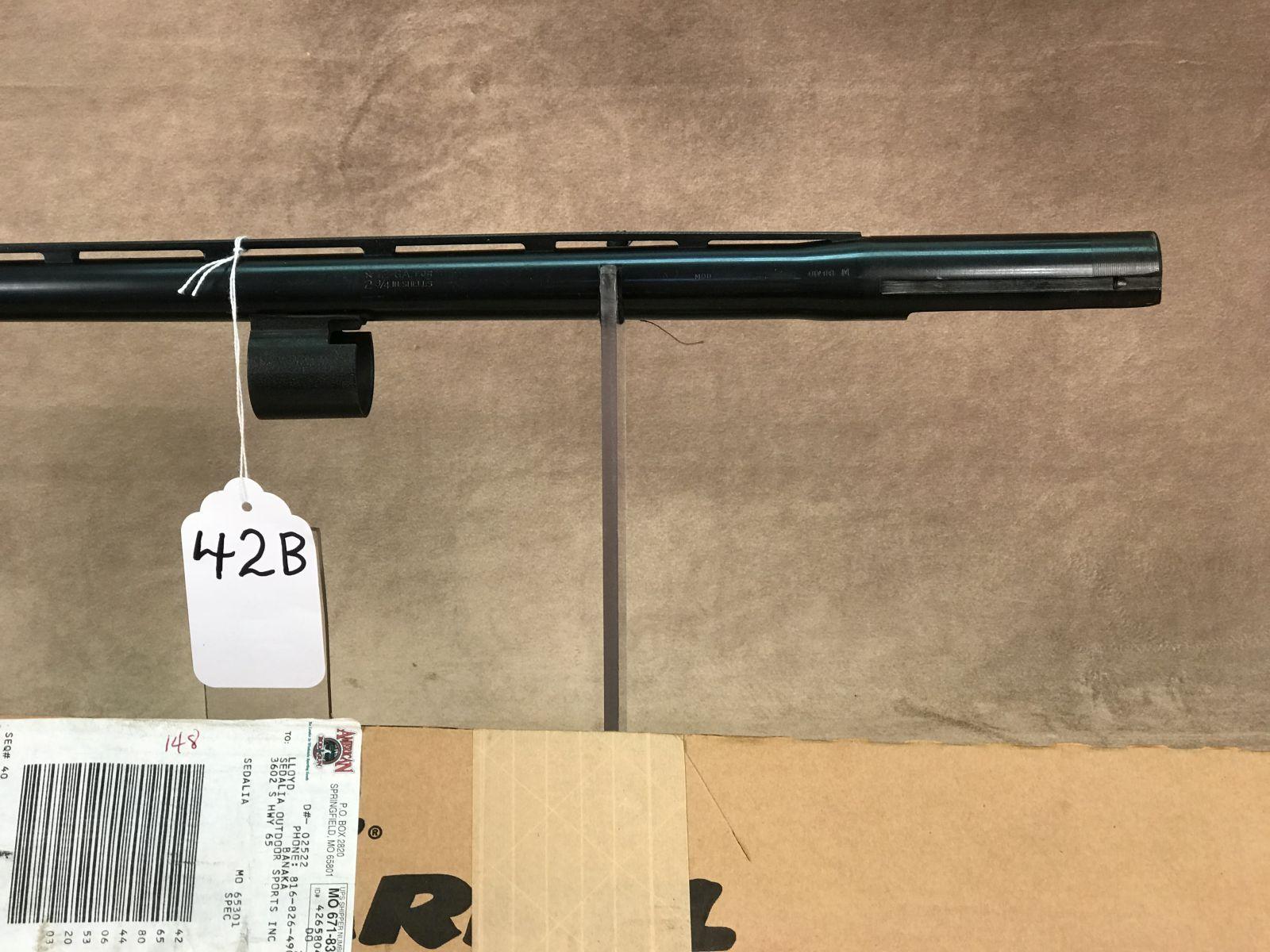 42B. Rem. 12ga. 2¾” Cham, Modified, Vent Rib Shotgun Barrel (Barrel Only)