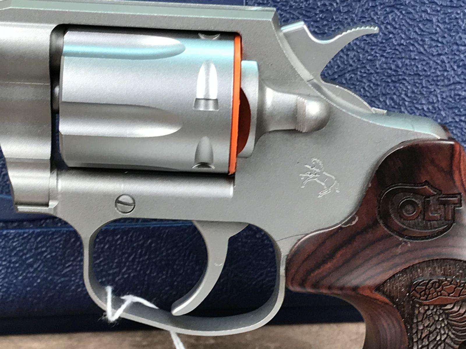11G. Colt Cobra .38SPL+P, NRA Ed. w/ Engraved Wood Grips, New w/ Case SN: RA534844