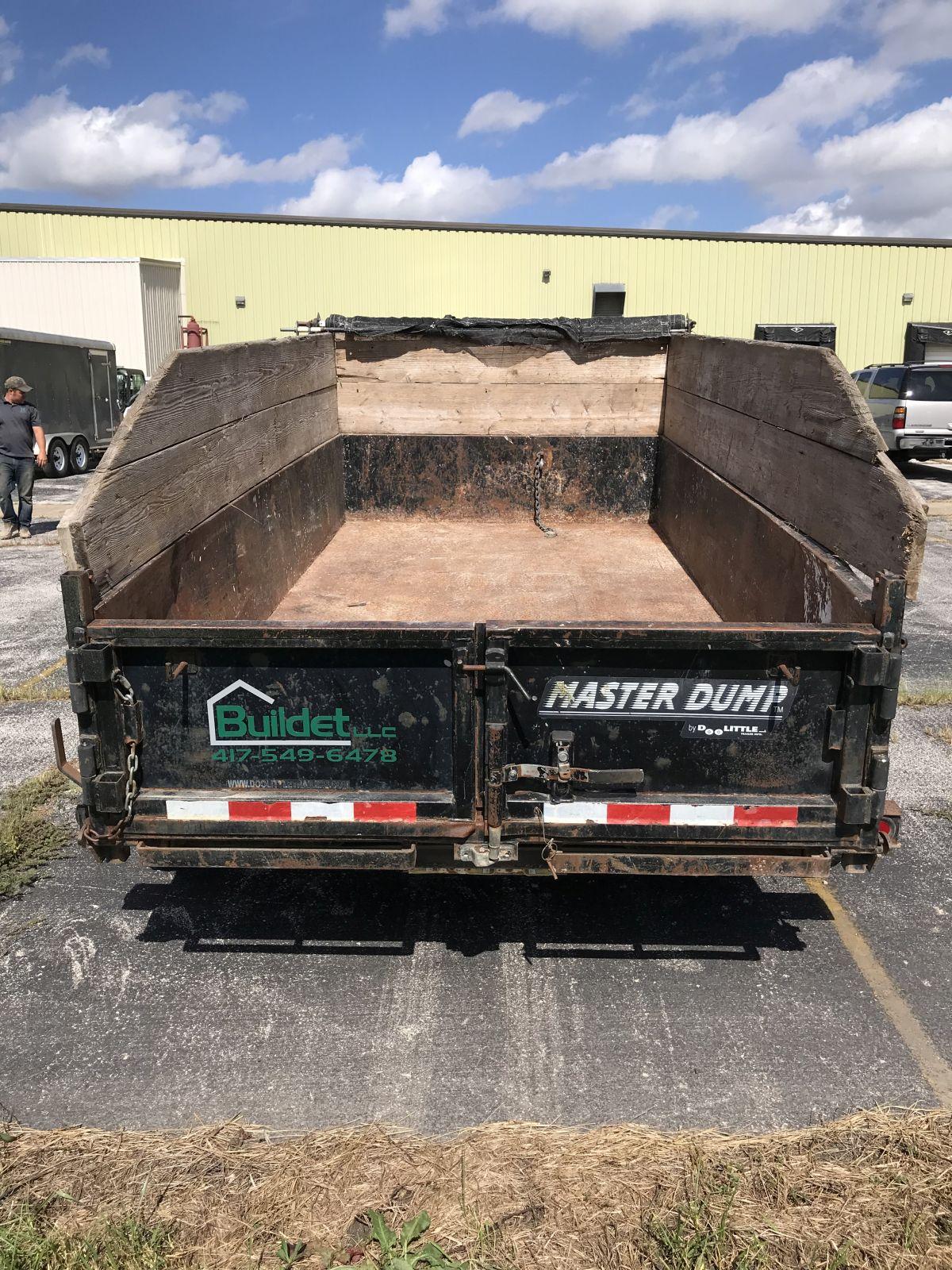 ’04 Doolittle “Master Dump” 7212-M, 12’ Tandem Axle Dump Trailer